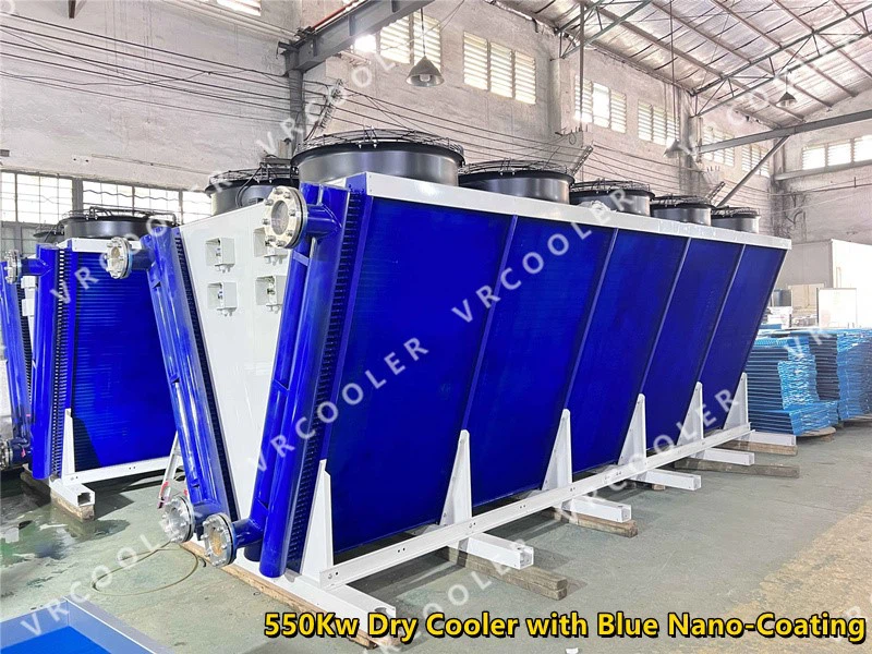 550Kw Dry Cooler with Blue Nano-Coating 2 550Kw Dry Cooler with Blue Nano-Coating 2