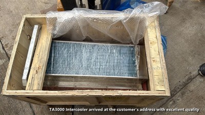 TA3000 Intercooler Arrived At The Customer's Address With Excellent Quality